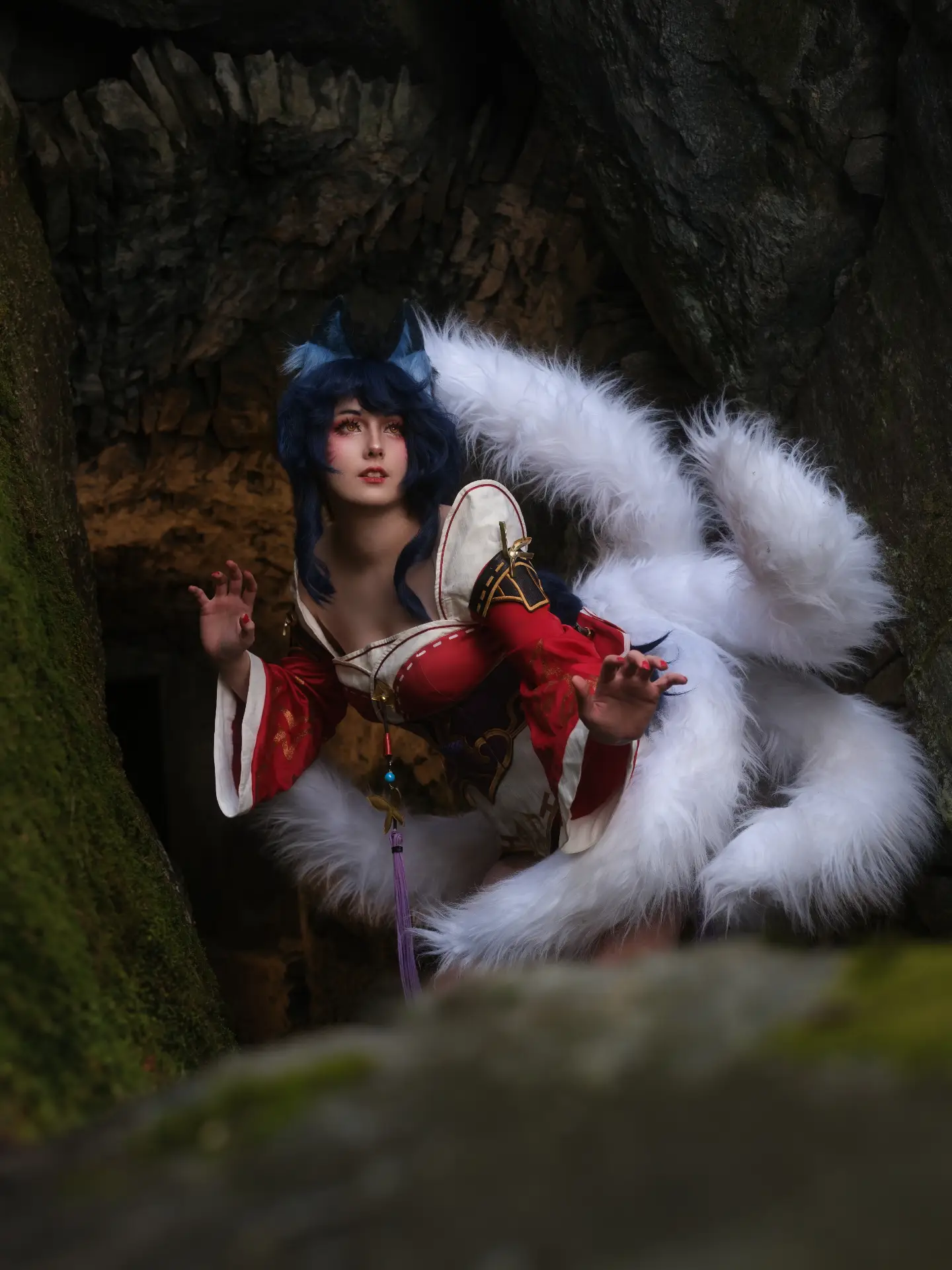 Ahri cosplay by @kuro_chu